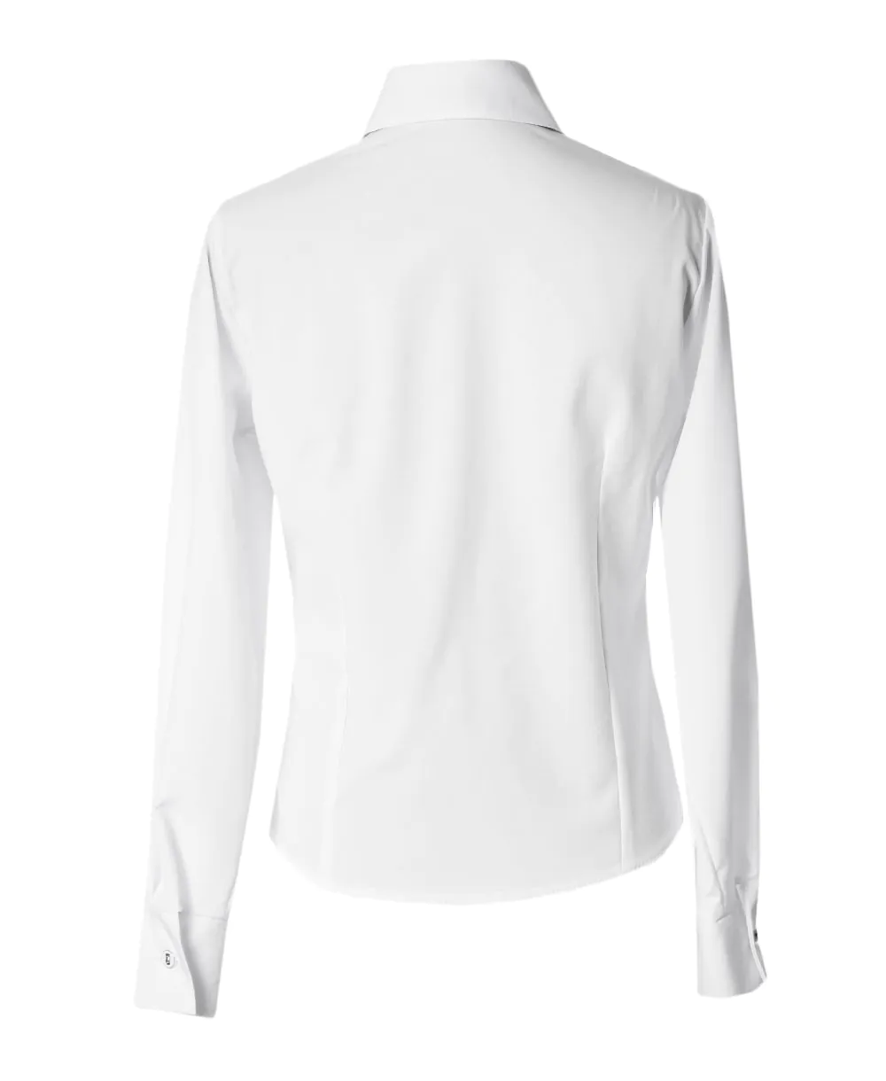 Biała bluzka koszulowa