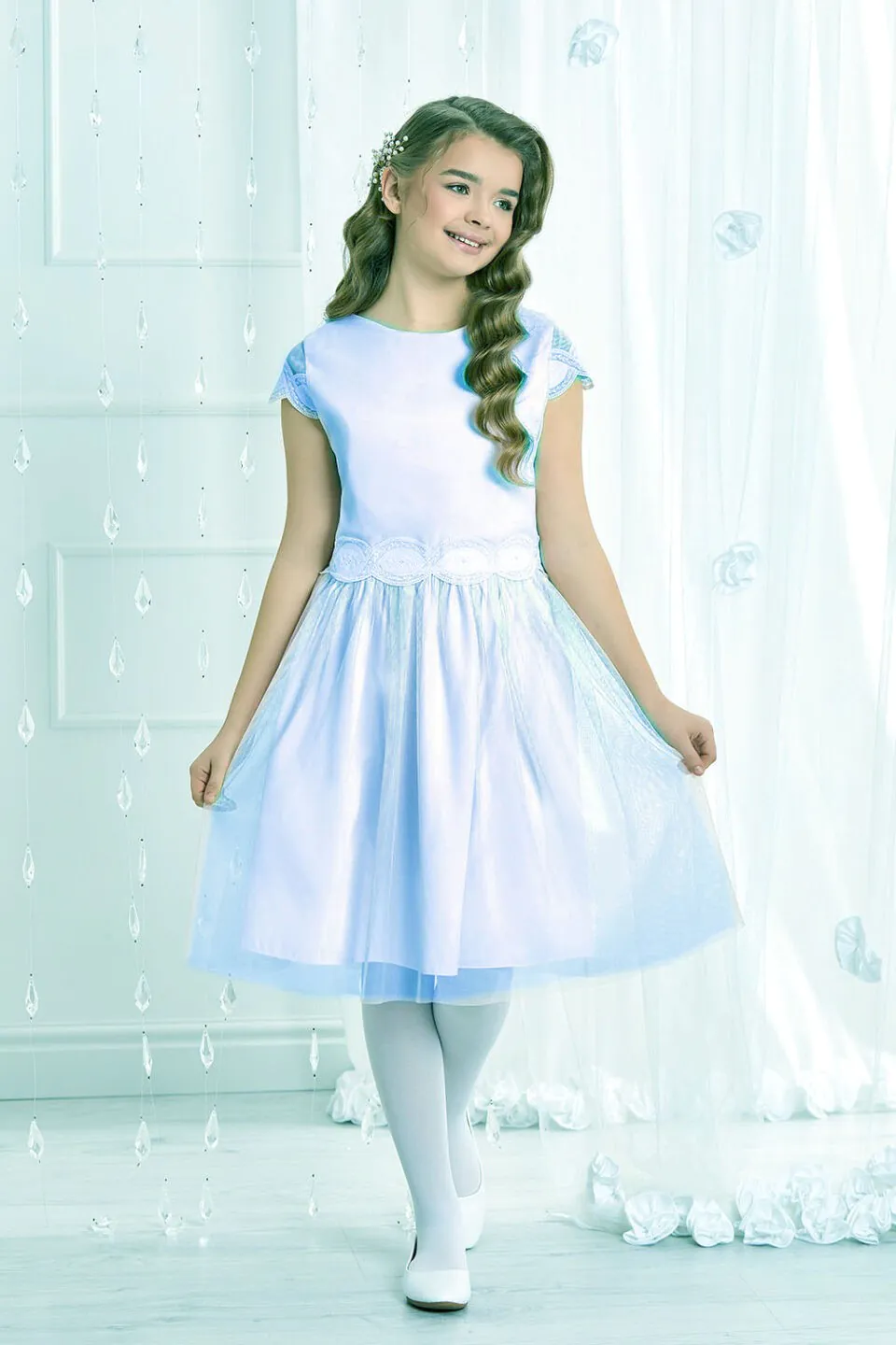Sukienka dla dziewczynki Arlin niebieski